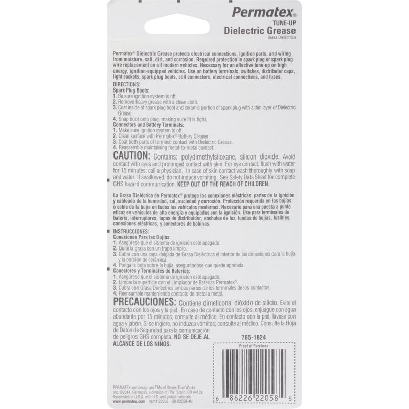 Permatex 22058-6PK Dielectric Tune-Up Grease, 3 oz. (Pack of 6) - Image 2